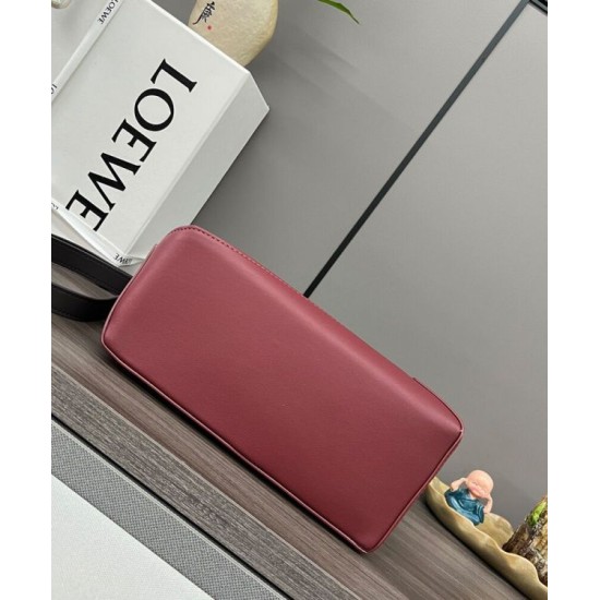 Replica Borsa classica bicolore Loewe Puzzle Edge piccola Nero/Rosso Imitazioni Replica Borsa classica bicolore Loewe Puzzle Edge piccola Nero/Rosso
