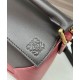 Replica Borsa classica bicolore Loewe Puzzle Edge piccola Nero/Rosso Imitazioni Replica Borsa classica bicolore Loewe Puzzle Edge piccola Nero/Rosso