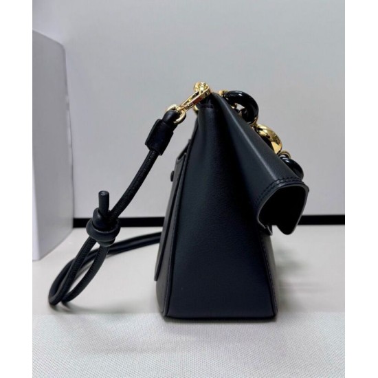 Replica Borsa a tracolla Loewe Ola media Nero Imitazioni Replica Borsa a tracolla Loewe Ola media Nero