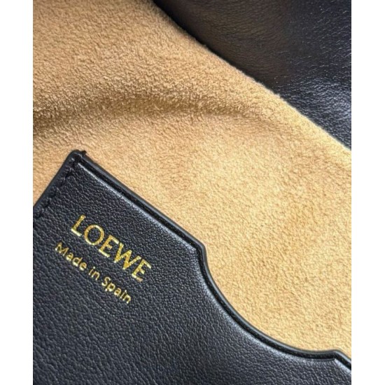 Replica Borsa a tracolla Loewe Ola media Nero Imitazioni Replica Borsa a tracolla Loewe Ola media Nero