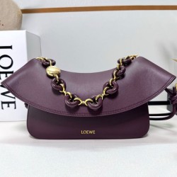 Replica Bora Pari a tracolla Loewe Ola media Malva