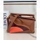 Replica Borsa Loewe piccola Puzzle Edge Landscape in pelle di vitello nappa Caffè Imitazioni Replica Borsa Loewe piccola Puzzle Edge Landscape in pelle di vitello nappa Caffè