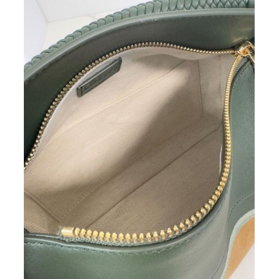 Replica Borsa Loewe piccola Puzzle Edge Landscape in pelle di vitello nappa Verde Imitazioni Replica Borsa Loewe piccola Puzzle Edge Landscape in pelle di vitello nappa Verde