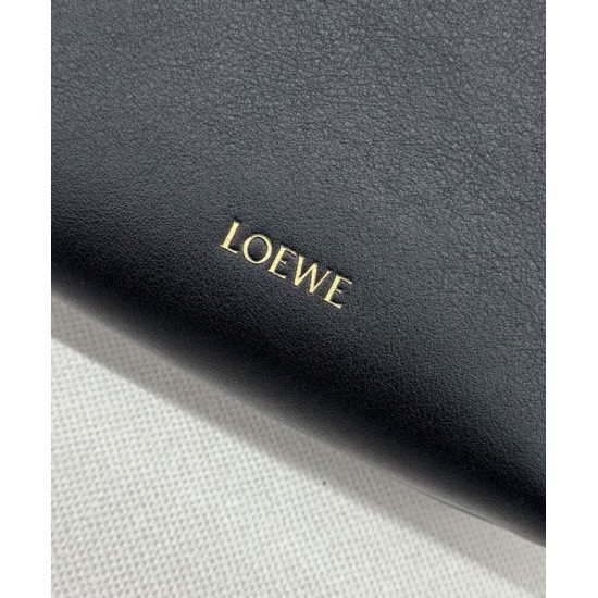 Replica Borse Loewe Pebble Pouch Nero Imitazioni Replica Borse Loewe Pebble Pouch Nero