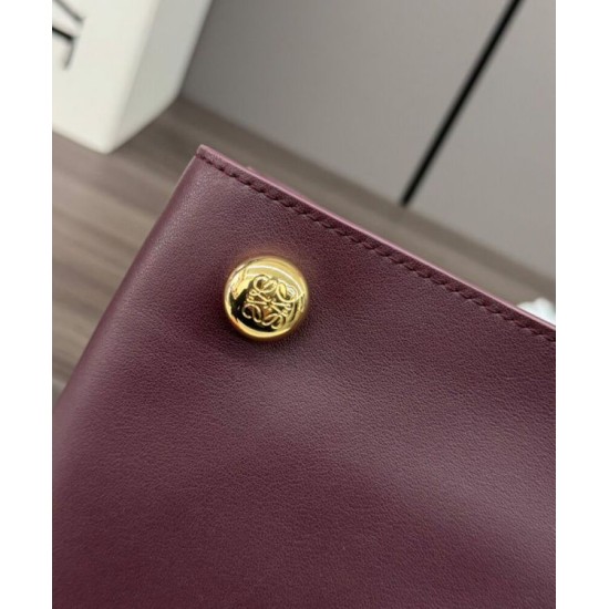Replica Borse Loewe Pebble Pouch Malva Imitazioni Replica Borse Loewe Pebble Pouch Malva