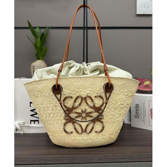 Replica Borsa a cestino Loewe Large Anagram Caffè Imitazioni Replica Borsa a cestino Loewe Large Anagram Caffè