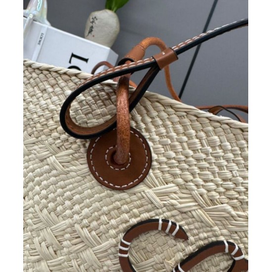 Replica Borsa a cestino Loewe Large Anagram Caffè Imitazioni Replica Borsa a cestino Loewe Large Anagram Caffè