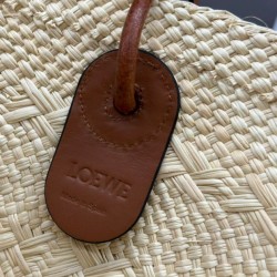 Replica Borsa a cestino Loewe Large Anagram Caffè