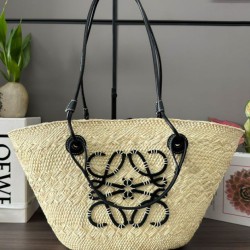 Replica Borsa a cestino Loewe Large Anagram nera