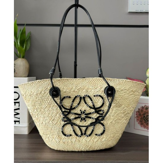 Replica Borsa a cestino Loewe Large Anagram nera Imitazioni Replica Borsa a cestino Loewe Large Anagram nera