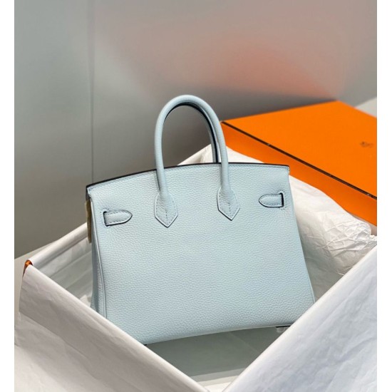 Replica Borse Hermes Birkin 25cm/30cm azzurro Clemence hardware argento Imitazioni Replica Borse Hermes Birkin 25cm/30cm azzurro Clemence hardware argento