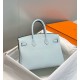 Replica Borse Hermes Birkin 25cm/30cm azzurro Clemence hardware argento Imitazioni Replica Borse Hermes Birkin 25cm/30cm azzurro Clemence hardware argento