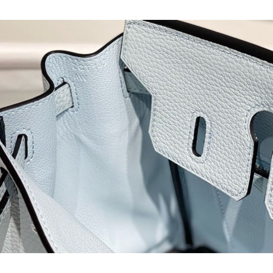 Replica Borse Hermes Birkin 25cm/30cm azzurro Clemence hardware argento Imitazioni Replica Borse Hermes Birkin 25cm/30cm azzurro Clemence hardware argento