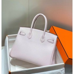 Borse Hermes Birkin 25cm/30cm Rosa Clemence hardware argento Borse Hermes Birkin 25cm/30cm Rosa Clemence hardware argento