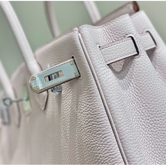 Replica Borse Hermes Birkin 25cm/30cm Rosa Clemence hardware argento Imitazioni Replica Borse Hermes Birkin 25cm/30cm Rosa Clemence hardware argento