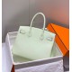 Replica Borse Hermes Birkin 25cm/30cm verde chiaro Clemence hardware argento Imitazioni Replica Borse Hermes Birkin 25cm/30cm verde chiaro Clemence hardware argento