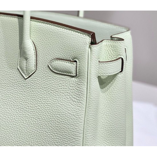 Replica Borse Hermes Birkin 25cm/30cm verde chiaro Clemence hardware argento Imitazioni Replica Borse Hermes Birkin 25cm/30cm verde chiaro Clemence hardware argento