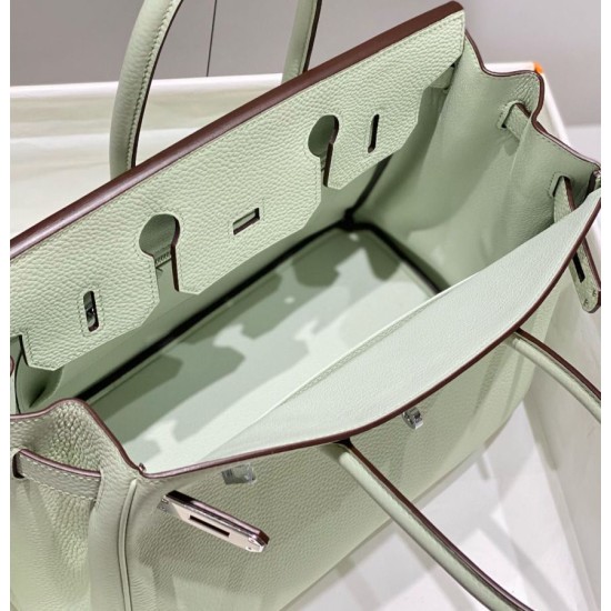 Replica Borse Hermes Birkin 25cm/30cm verde chiaro Clemence hardware argento Imitazioni Replica Borse Hermes Birkin 25cm/30cm verde chiaro Clemence hardware argento