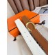 Replica Cintura reversibile Hermes Luck 38 mm con fibbia oro Epsom