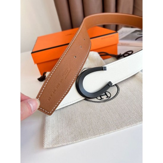 Replica Pari Cintura reversibile Hermes Luck 38 mm con fibbia nera Epsom Imitazioni Replica Pari Cintura reversibile Hermes Luck 38 mm con fibbia nera Epsom