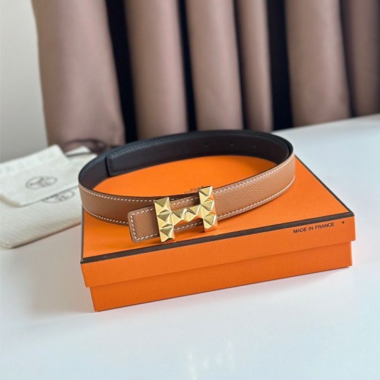 Replica Alta gamma Cintura reversibile Hermes H Medor 24MM Epsom Marrone Imitazioni Replica Alta gamma Cintura reversibile Hermes H Medor 24MM Epsom Marrone