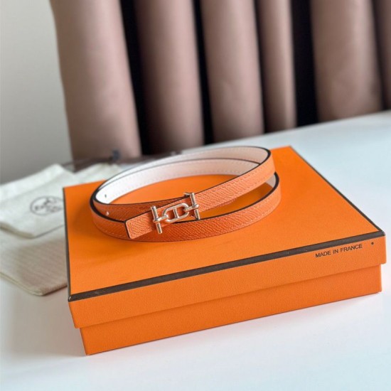 Replica Cintura reversibile Hermes Ancre 13MM donna Epsom Arancia Imitazioni Replica Cintura reversibile Hermes Ancre 13MM donna Epsom Arancia