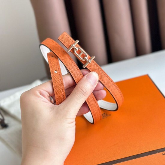 Replica Cintura reversibile Hermes Ancre 13MM donna Epsom Arancia Imitazioni Replica Cintura reversibile Hermes Ancre 13MM donna Epsom Arancia
