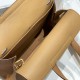 Replica Borsa Hermes Halzan 25 cammello scuro clemence