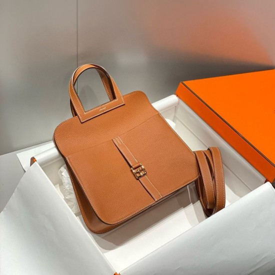 Replica Borse Hermes Halzan 25 marrone clemence Imitazioni Replica Borse Hermes Halzan 25 marrone clemence