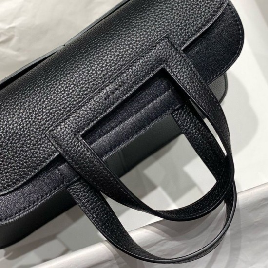 Replica Borse Hermes Halzan 25 nera clemence Imitazioni Replica Borse Hermes Halzan 25 nera clemence