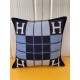 Replica Alta gamma Cuscino Hermes Avalon III piccolo Blu