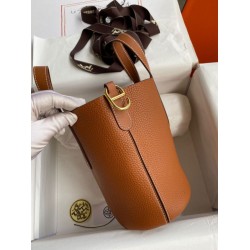 Borse Hermes In The Loop 18 fatta a mano Clemence marrone Borse Hermes In The Loop 18 fatta a mano Clemence marrone