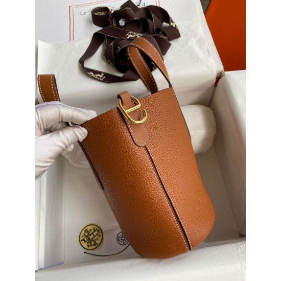 Replica Borse Firmate Hermes In The Loop 18 fatta a mano Clemence marrone Imitazioni Replica Borse Firmate Hermes In The Loop 18 fatta a mano Clemence marrone