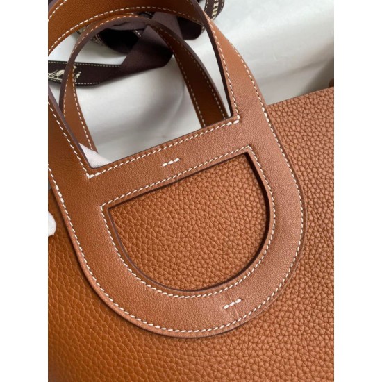Replica Borse Firmate Hermes In The Loop 18 fatta a mano Clemence marrone Imitazioni Replica Borse Firmate Hermes In The Loop 18 fatta a mano Clemence marrone
