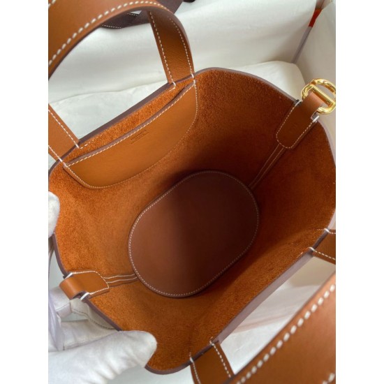 Replica Borse Firmate Hermes In The Loop 18 fatta a mano Clemence marrone Imitazioni Replica Borse Firmate Hermes In The Loop 18 fatta a mano Clemence marrone
