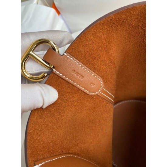Replica Borse Firmate Hermes In The Loop 18 fatta a mano Clemence marrone Imitazioni Replica Borse Firmate Hermes In The Loop 18 fatta a mano Clemence marrone