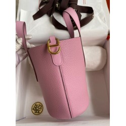 Borsa Hermes In The Loop 18 fatta a mano Clemence Rosa Borsa Hermes In The Loop 18 fatta a mano Clemence Rosa
