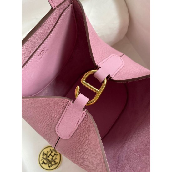 Replica Borsa Hermes In The Loop 18 fatta a mano Clemence Rosa Imitazioni Replica Borsa Hermes In The Loop 18 fatta a mano Clemence Rosa