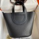 Replica Borsa Hermes In The Loop 18 fatta a mano Clemence nera Imitazioni Replica Borsa Hermes In The Loop 18 fatta a mano Clemence nera