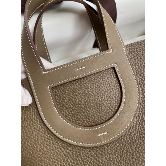 Replica Borse Firmate Hermes In The Loop 18 fatta a mano Clemence Grigio Imitazioni Replica Borse Firmate Hermes In The Loop 18 fatta a mano Clemence Grigio