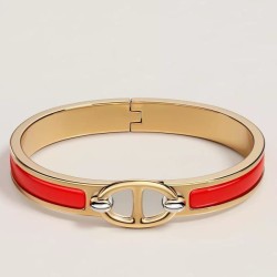 Replica Bracciale Hermes Mini Clic Chaine d'Ancre Rosso