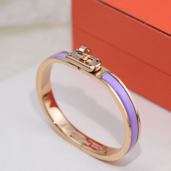 Replica Bracciale Hermes Mini Clic Kelly viola