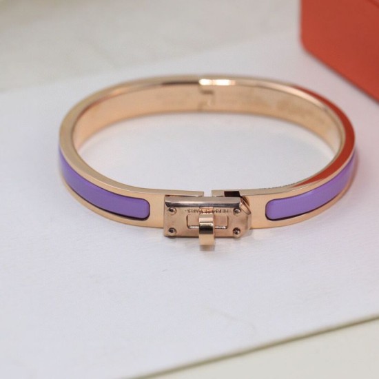 Replica Bracciale Hermes Mini Clic Kelly viola