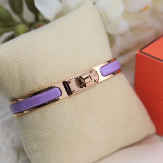 Replica Bracciale Hermes Mini Clic Kelly viola