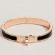 Replica Pari Bracciale Hermes Mini Clic Kelly nero