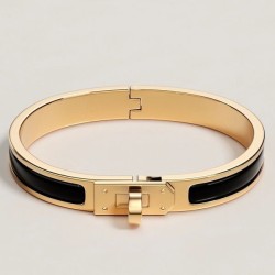 Replica Pari Bracciale Hermes Mini Clic Kelly nero