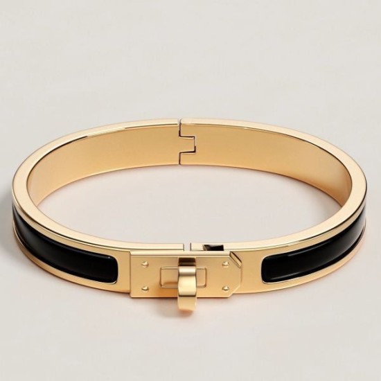 Replica Pari Bracciale Hermes Mini Clic Kelly nero