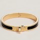 Replica Pari Bracciale Hermes Mini Clic Kelly nero