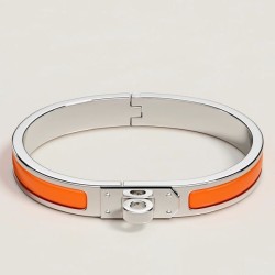 Replica Bracciale Hermes Mini Clic Kelly arancia