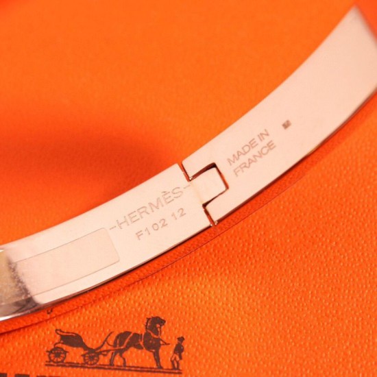 Replica Bracciale Hermes Mini Clic Kelly arancia